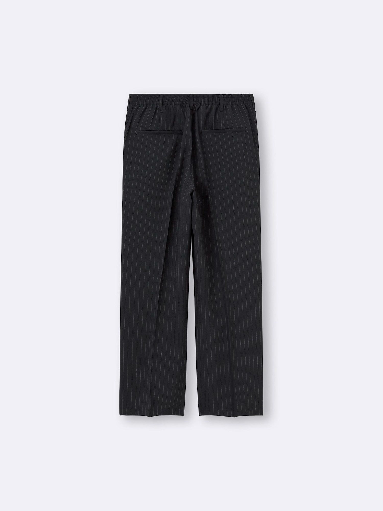 GU公式 | ワイドスラックス(ストライプ)+EC(丈長め78.5cm)