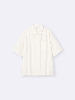 テクスチャーシャツ(5分袖)