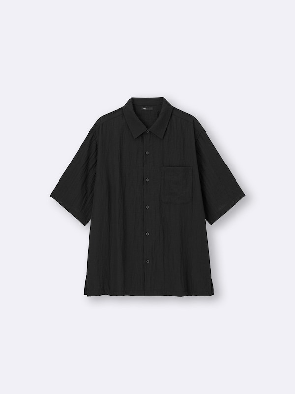 テクスチャーシャツ(5分袖)