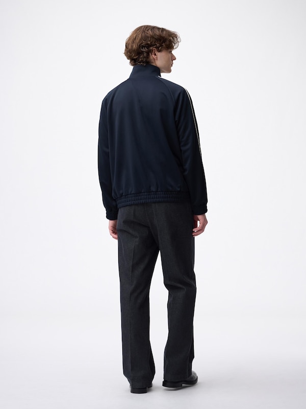 ツイルワイドストレートパンツ+EC(丈長め79.5cm)