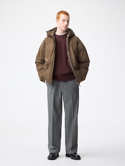 ワイドストレートスラックス+EC(丈長め79.5cm)