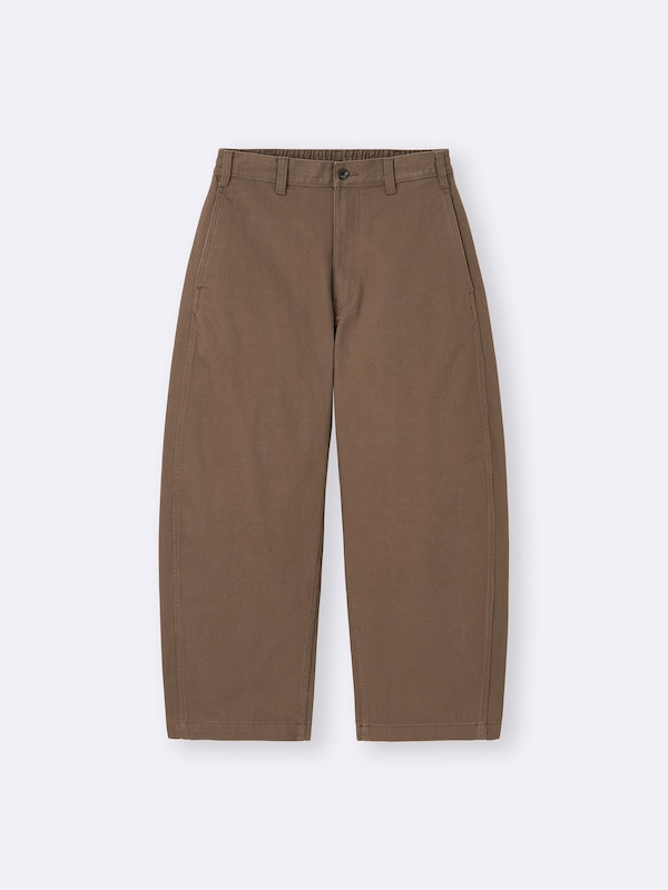 ヘビーコットンバレルレッグパンツ+E