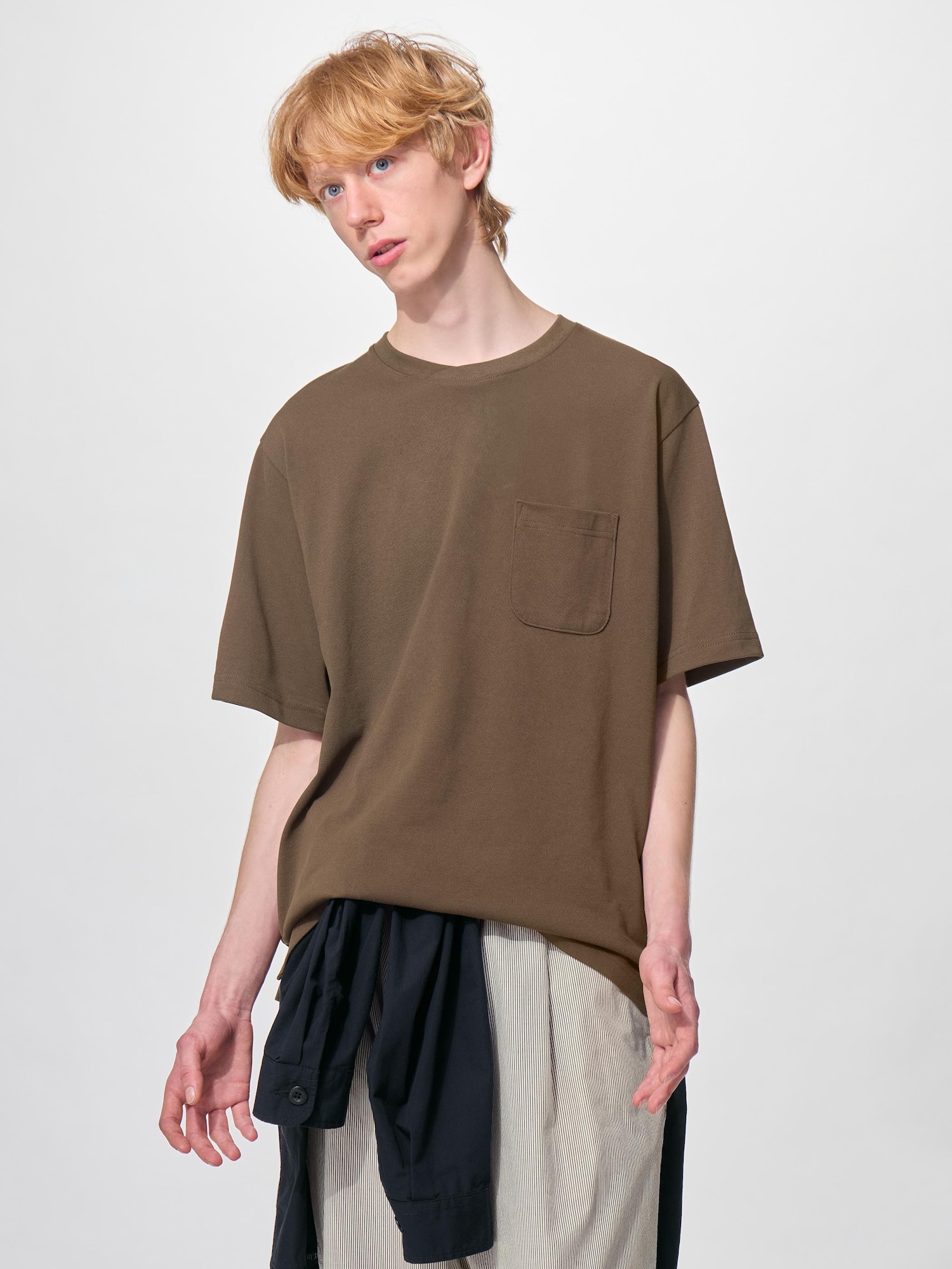 GU公式 | ドライカノコクロスネックT ENGINEERED GARMENTS(ユニセックス)