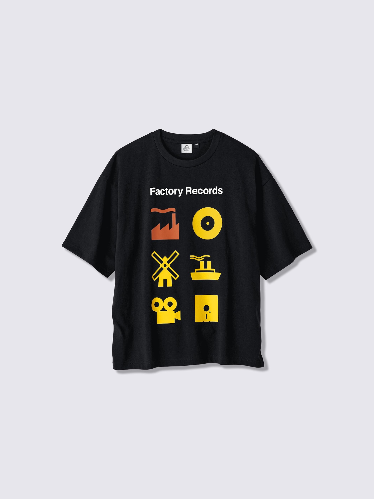 GU公式 | ボクシーグラフィックT Factory Records PF(ユニセックス)