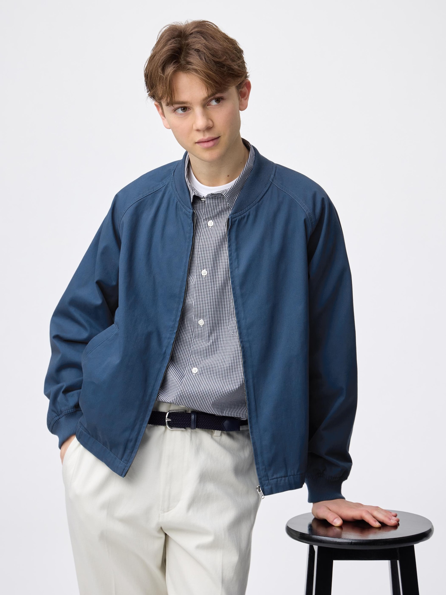 コットンリブブルゾン