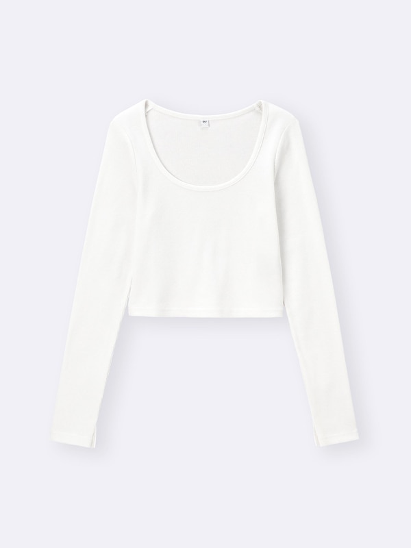 リブクロップドT(長袖)+OS(米国仕様)