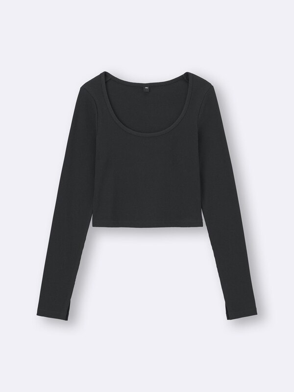 リブクロップドT(長袖)+OS(米国仕様)