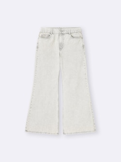 GIRLSリラックスワイドフレアジーンズJR