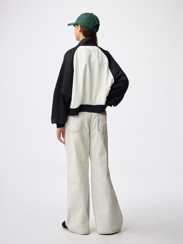 GIRLSリラックスワイドフレアジーンズJR