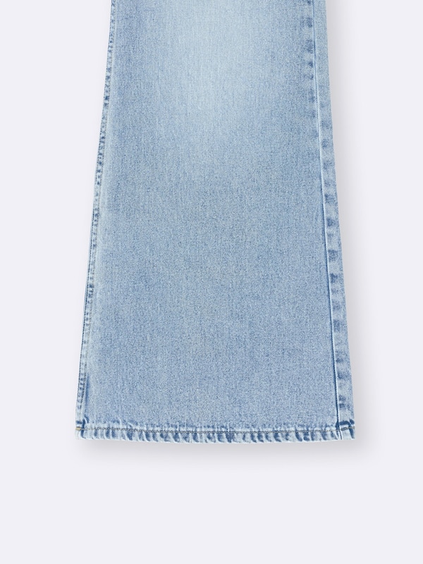 GIRLSリラックスワイドフレアジーンズJR