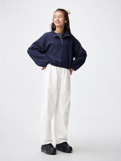 GIRLSドライイージーバレルレッグパンツJR