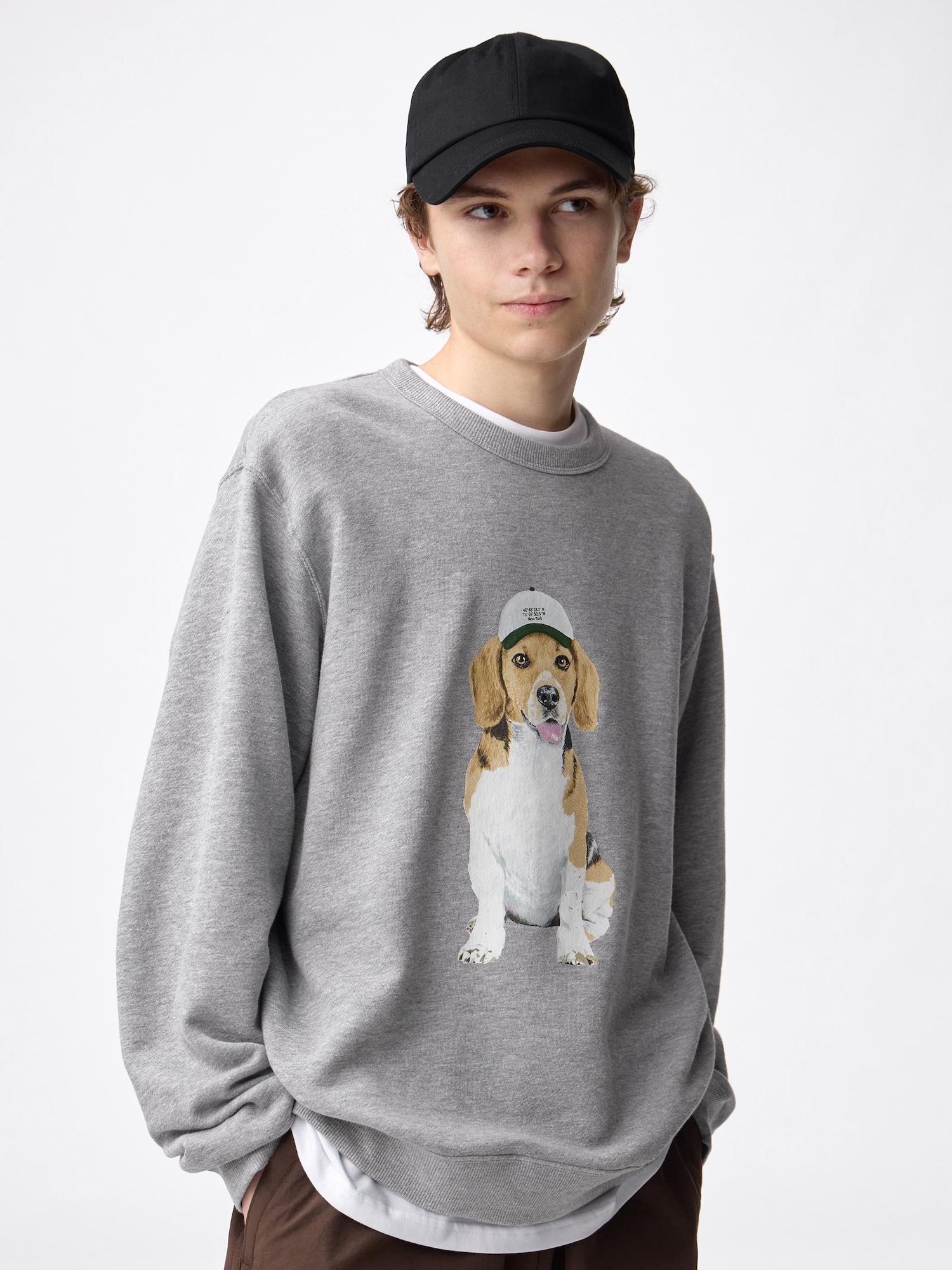 GU公式 | スウェットプルオーバー(ドッグ2)