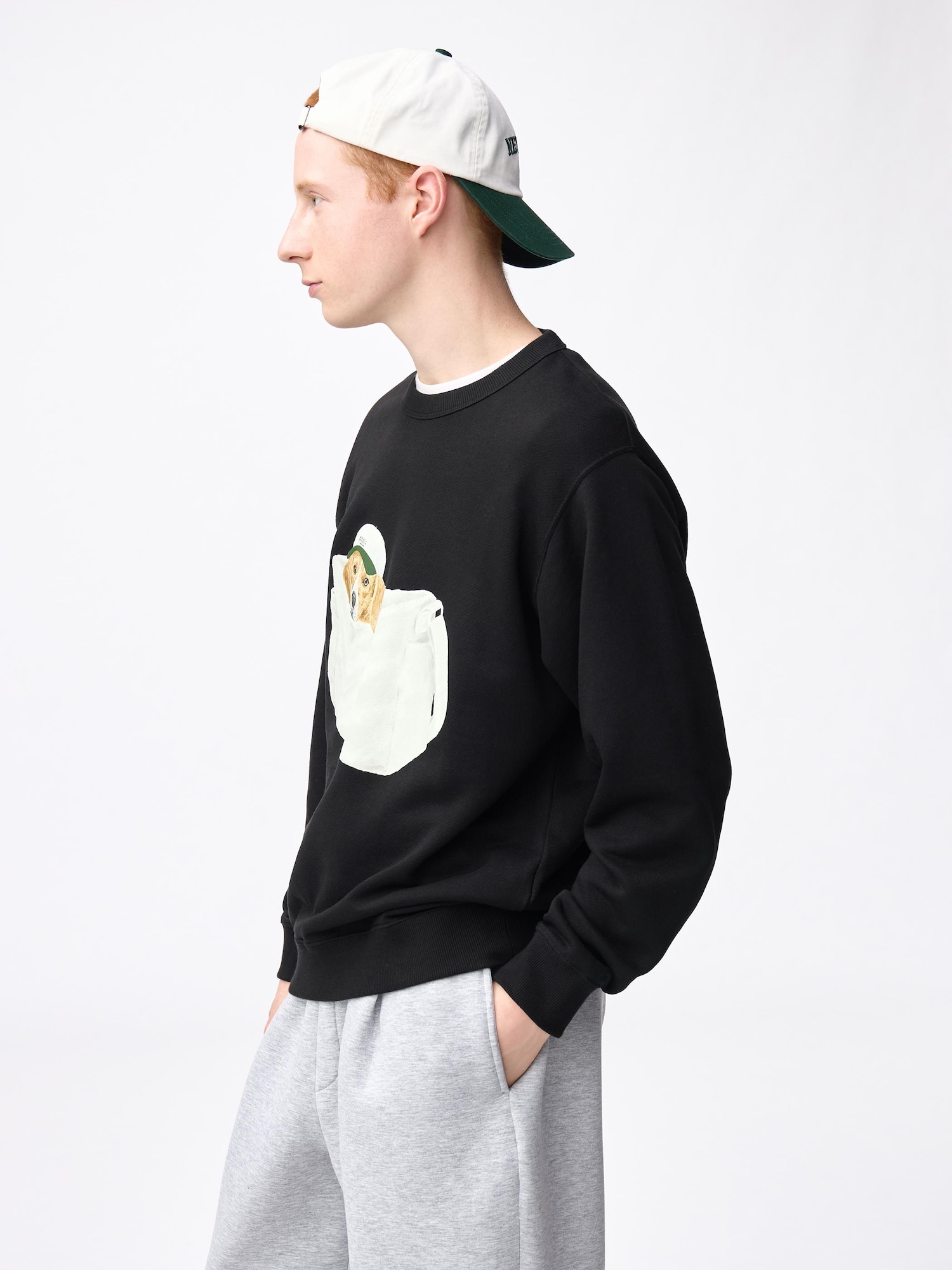 GU公式 | スウェットプルオーバー(ドッグ2)