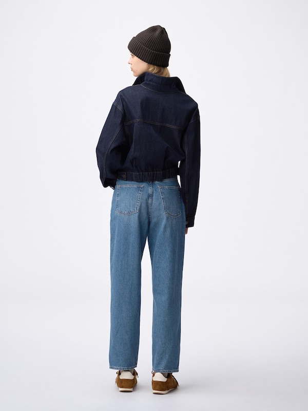 ストレートアンクルジーンズ+EC(丈長め72.0cm)