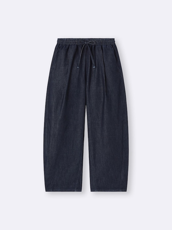 ライトデニムバレルアンクルパンツ+EC(丈長め69.0cm)