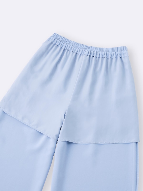 ドレープワイドパンツ+EC(丈長め75.0cm)