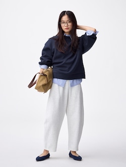 スウェットバレルアンクルパンツ+EC(丈短め60.0cm)