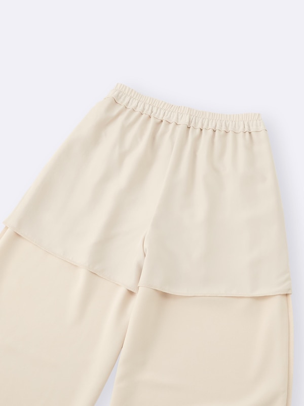 ドレープワイドパンツ+EC(丈短め61.0cm)