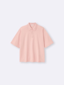 ウォッシャブルニットポロシャツ(5分袖)