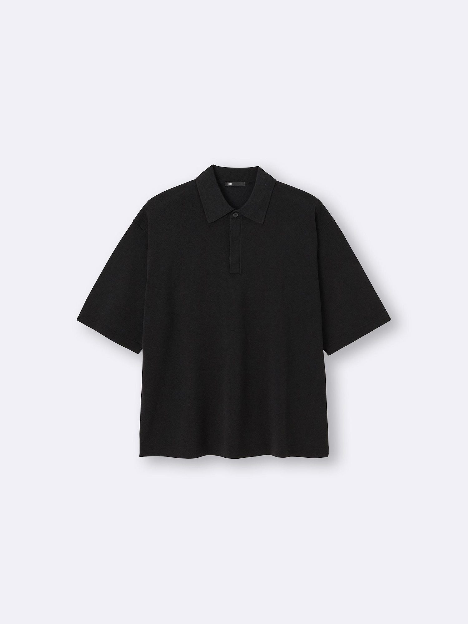 GU公式 | ウォッシャブルニットポロシャツ(5分袖)(ユニセックス)
