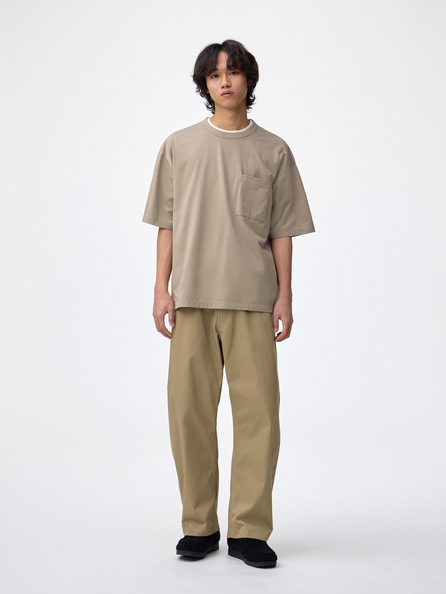 GU公式 | チノバレルレッグパンツ(丈標準67.5～71.5cm)(メンズ)