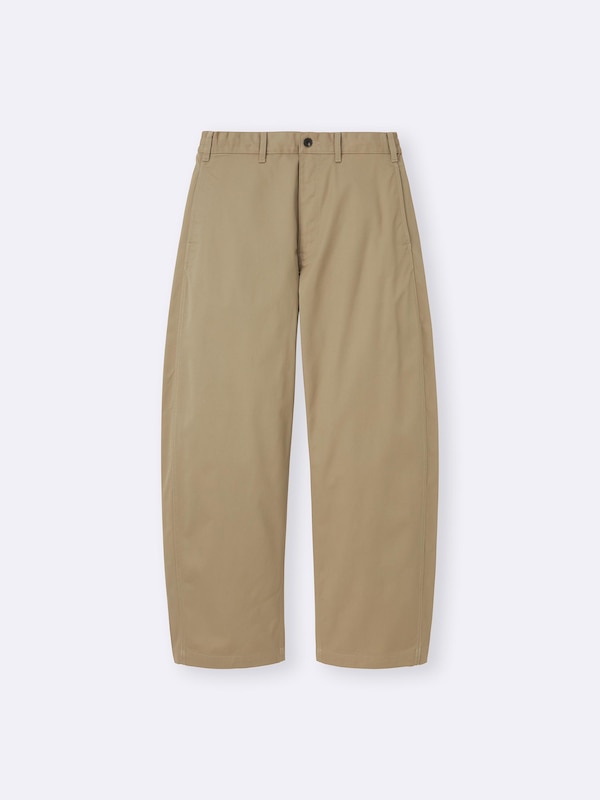 チノバレルレッグパンツ+EC(丈長め76.5cm)