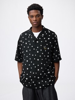 オープンカラーシャツ(5分袖) ジョジョの奇妙な冒険