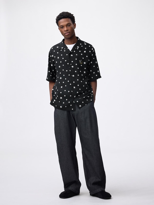 オープンカラーシャツ(5分袖) ジョジョの奇妙な冒険