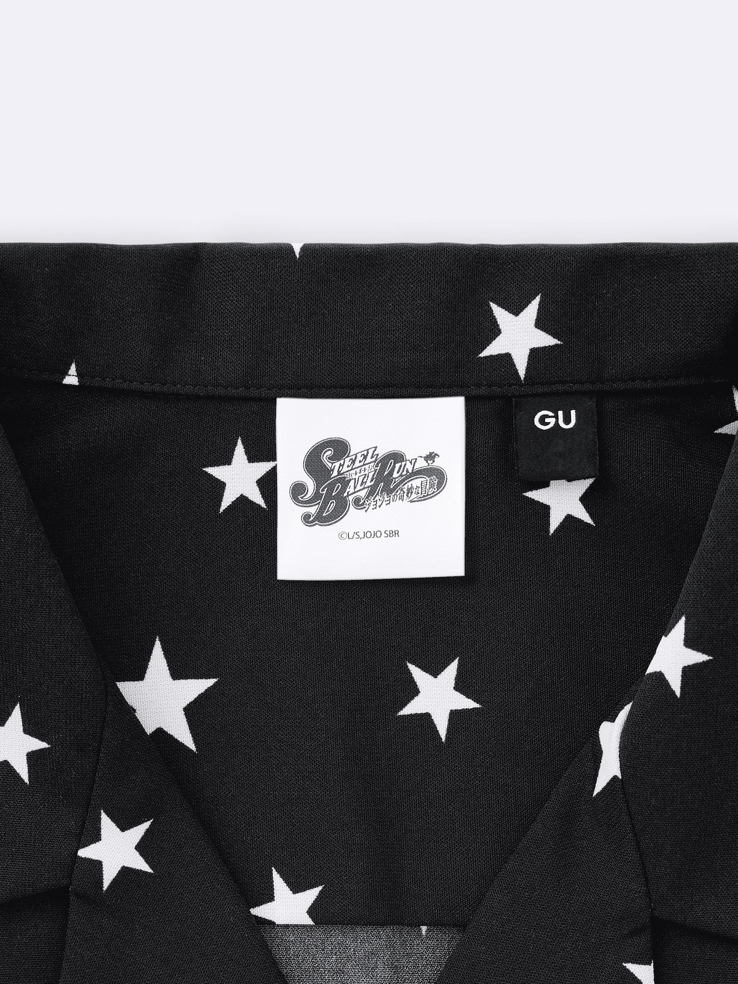 GU公式 | オープンカラーシャツ(5分袖) ジョジョの奇妙な冒険