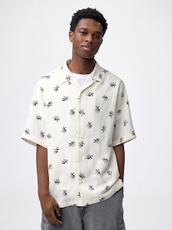 オープンカラーシャツ(5分袖) ジョジョの奇妙な冒険