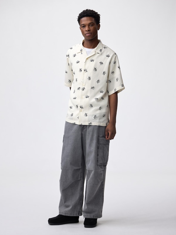 オープンカラーシャツ(5分袖) ジョジョの奇妙な冒険