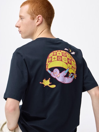 グラフィックT 八重樫王明 【メンズ】 【Tシャツ・カットソー】【GU公式/ジーユー】 【NAVY】 グラフィックT 八重樫王明 【メンズ】 【Tシャツ・カットソー】【GU公式/ジーユー】 【NAVY】