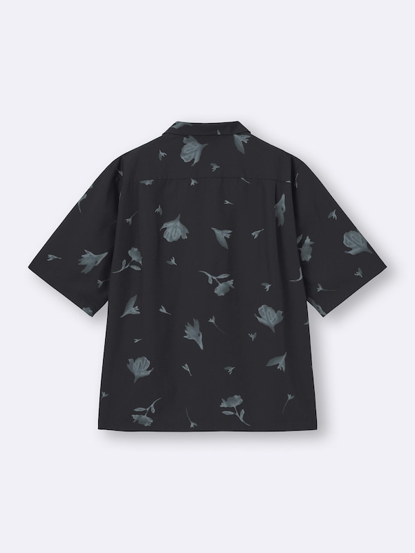 オープンカラーシャツ(5分袖)(フラワー)+OS(米国仕様)