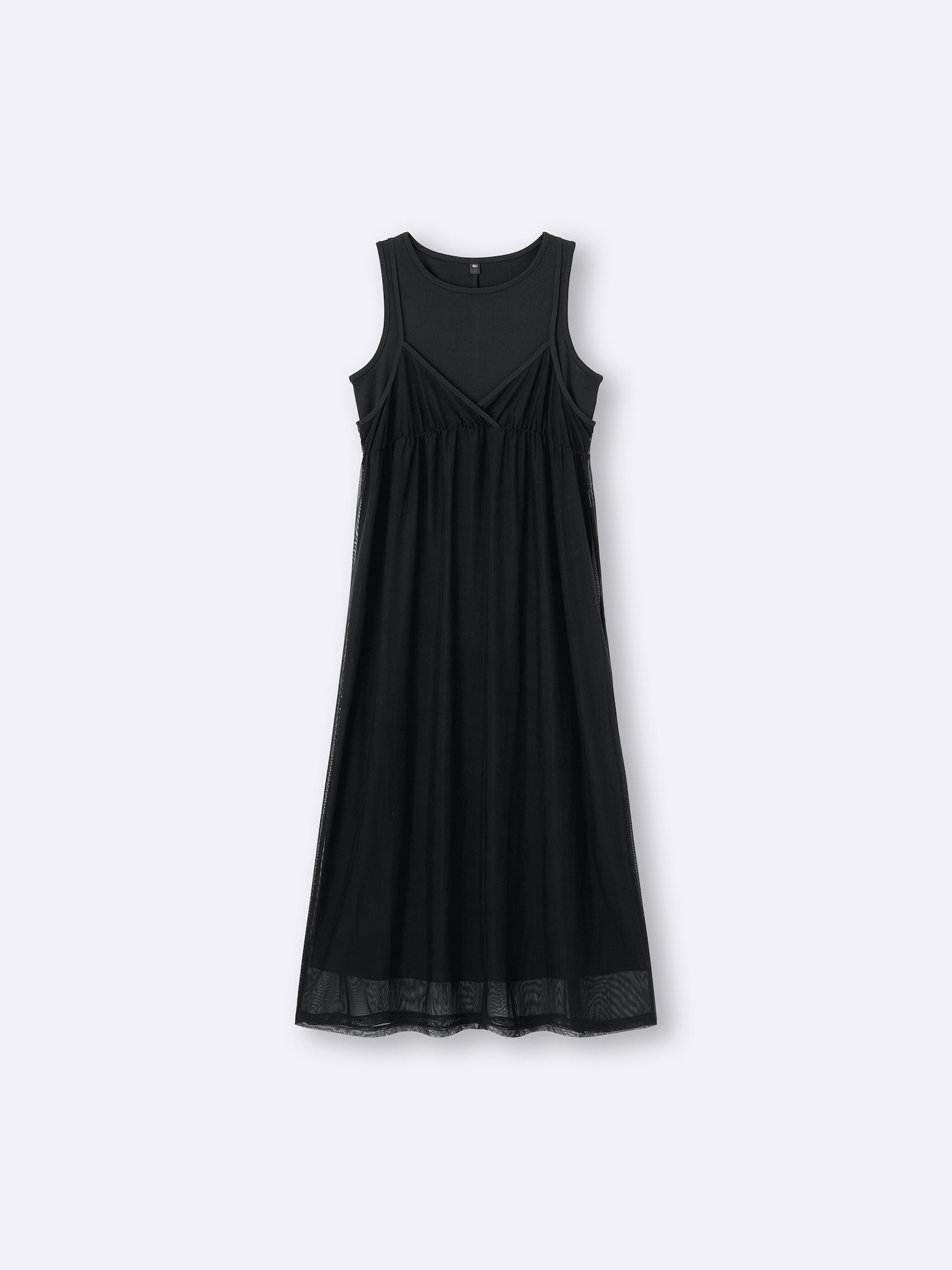 GU公式 | ドットプリントワンピース(ノースリーブ)Z