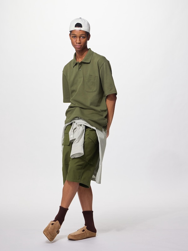 ドライカノコポロシャツ(5分袖) ENGINEERED GARMENTS