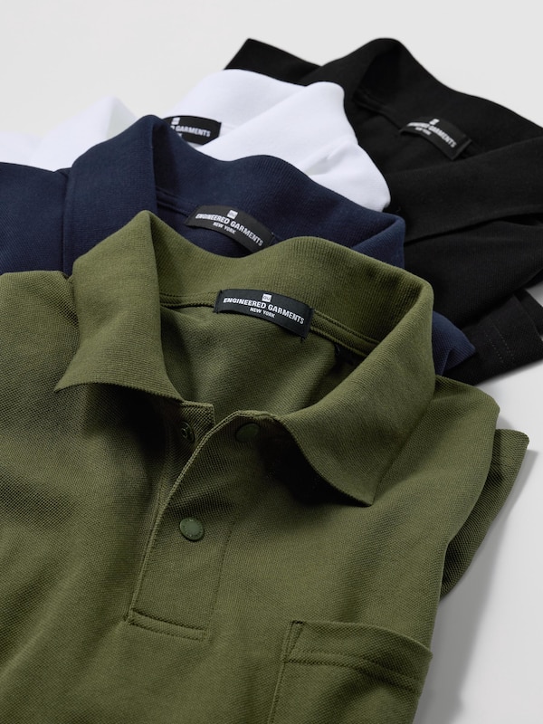 ドライカノコポロシャツ(5分袖) ENGINEERED GARMENTS