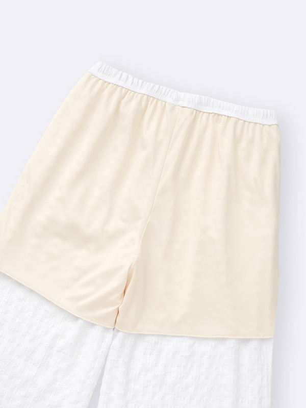 シャーリングアンクルパンツ