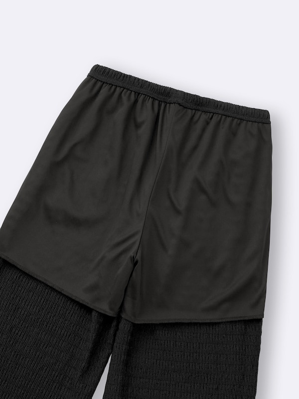 シャーリングアンクルパンツ