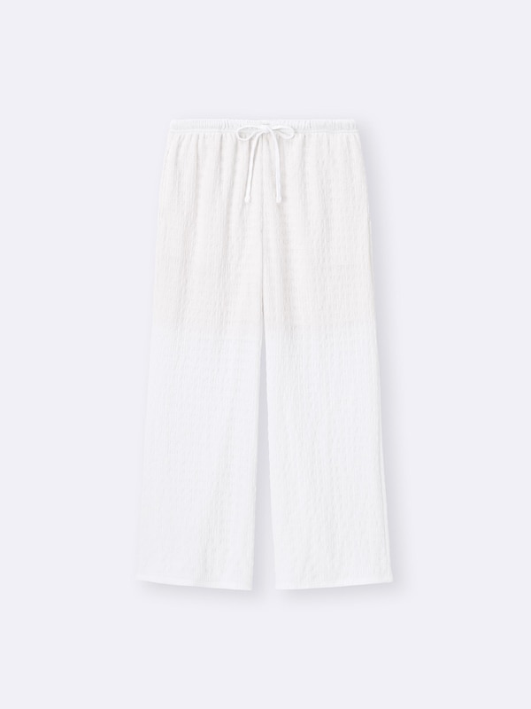 シャーリングアンクルパンツ