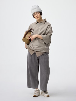 ライトデニムバレルアンクルパンツ+EC(丈短め57.0cm)