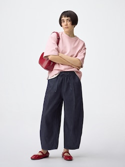 ライトデニムバレルアンクルパンツ+EC(丈短め57.0cm)