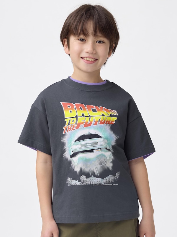 KIDS(男女兼用)グラフィックT Back to the Future 1