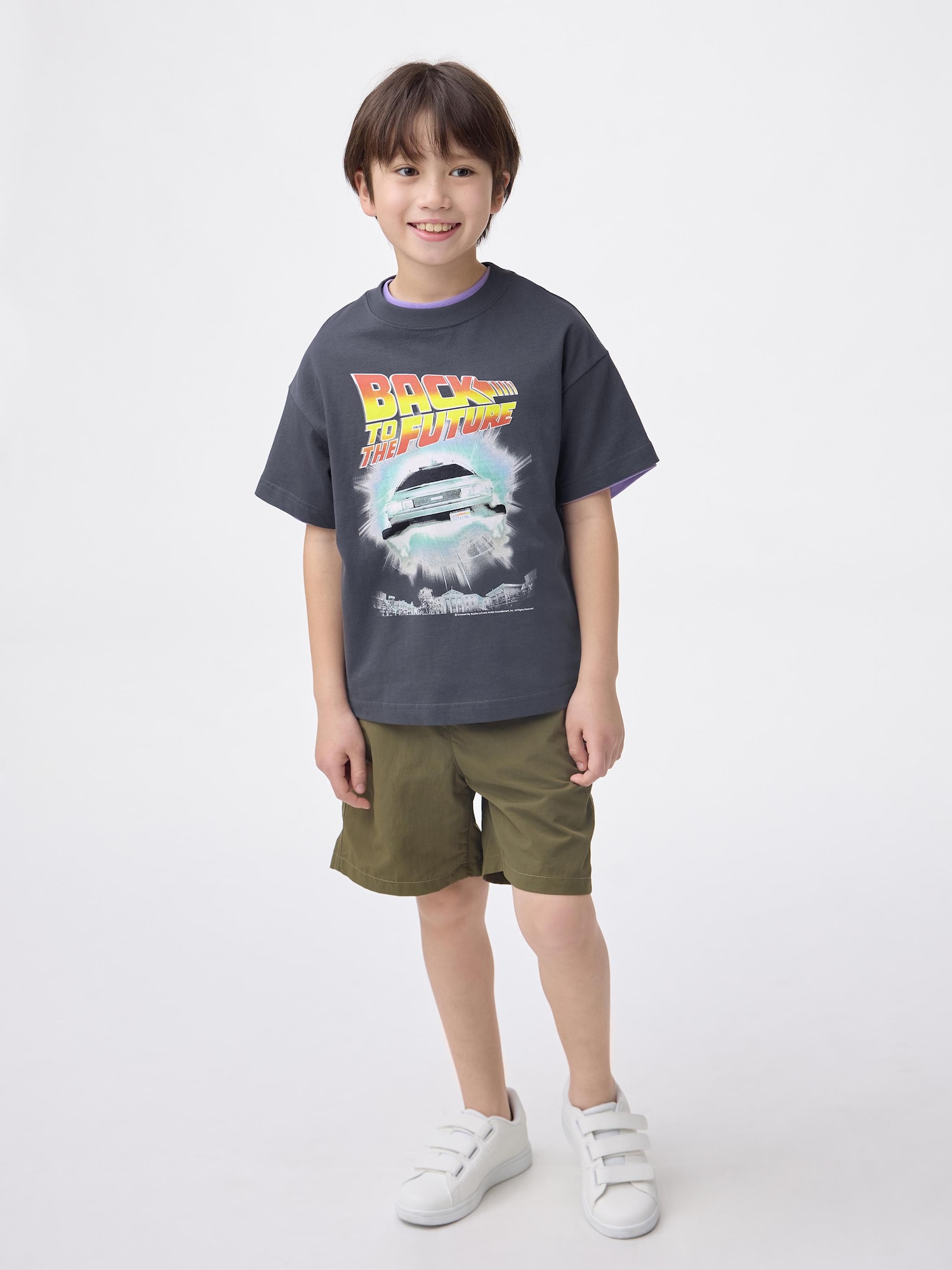GU公式 | KIDSグラフィックT Back to the Future 1(キッズ)