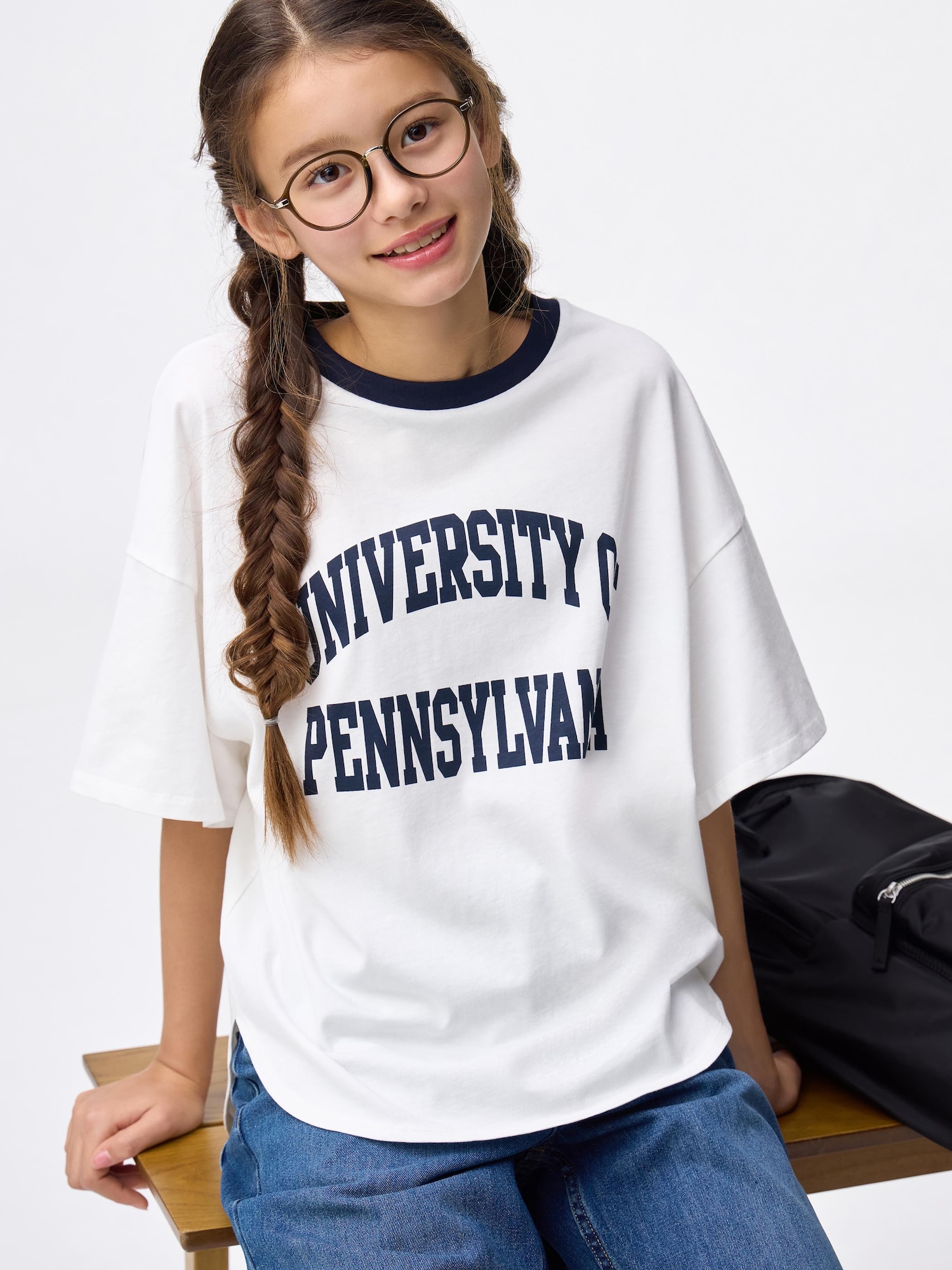 GIRLSコットンオーバーサイズT Pennsylvania JR