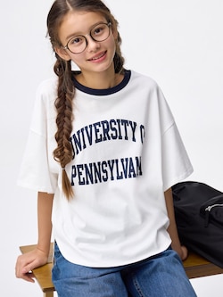 GIRLSコットンオーバーサイズT Pennsylvania JR