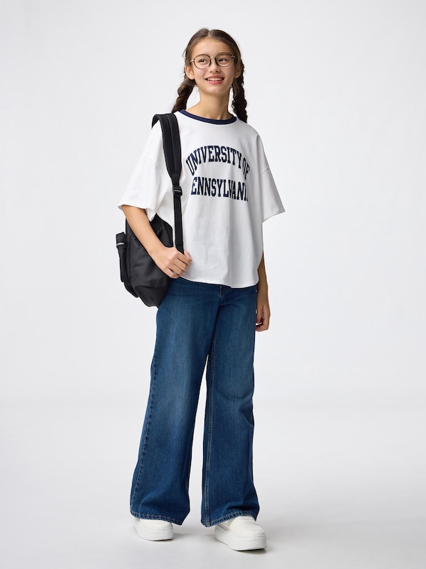 GIRLSコットンオーバーサイズT Pennsylvania JR