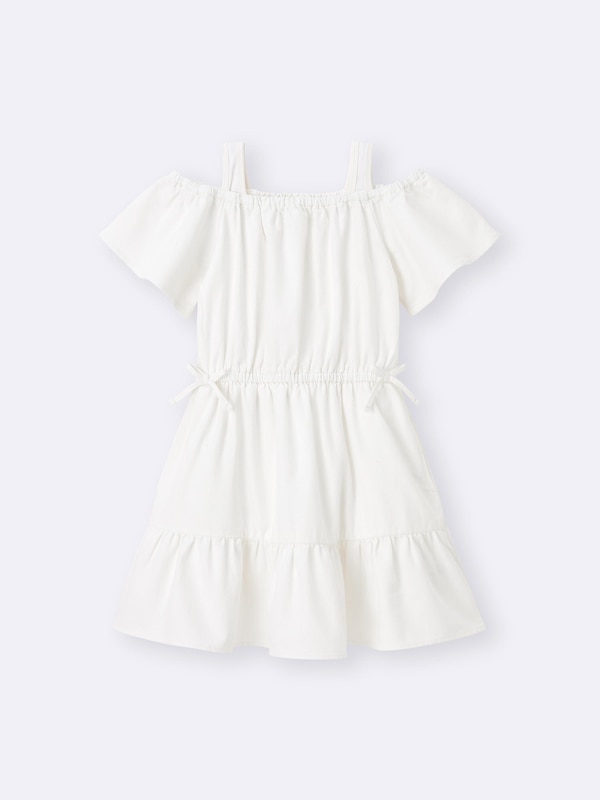 GIRLSデニムオフショルダーワンピース