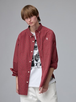 ブロードチェックシャツ UNDERCOVER