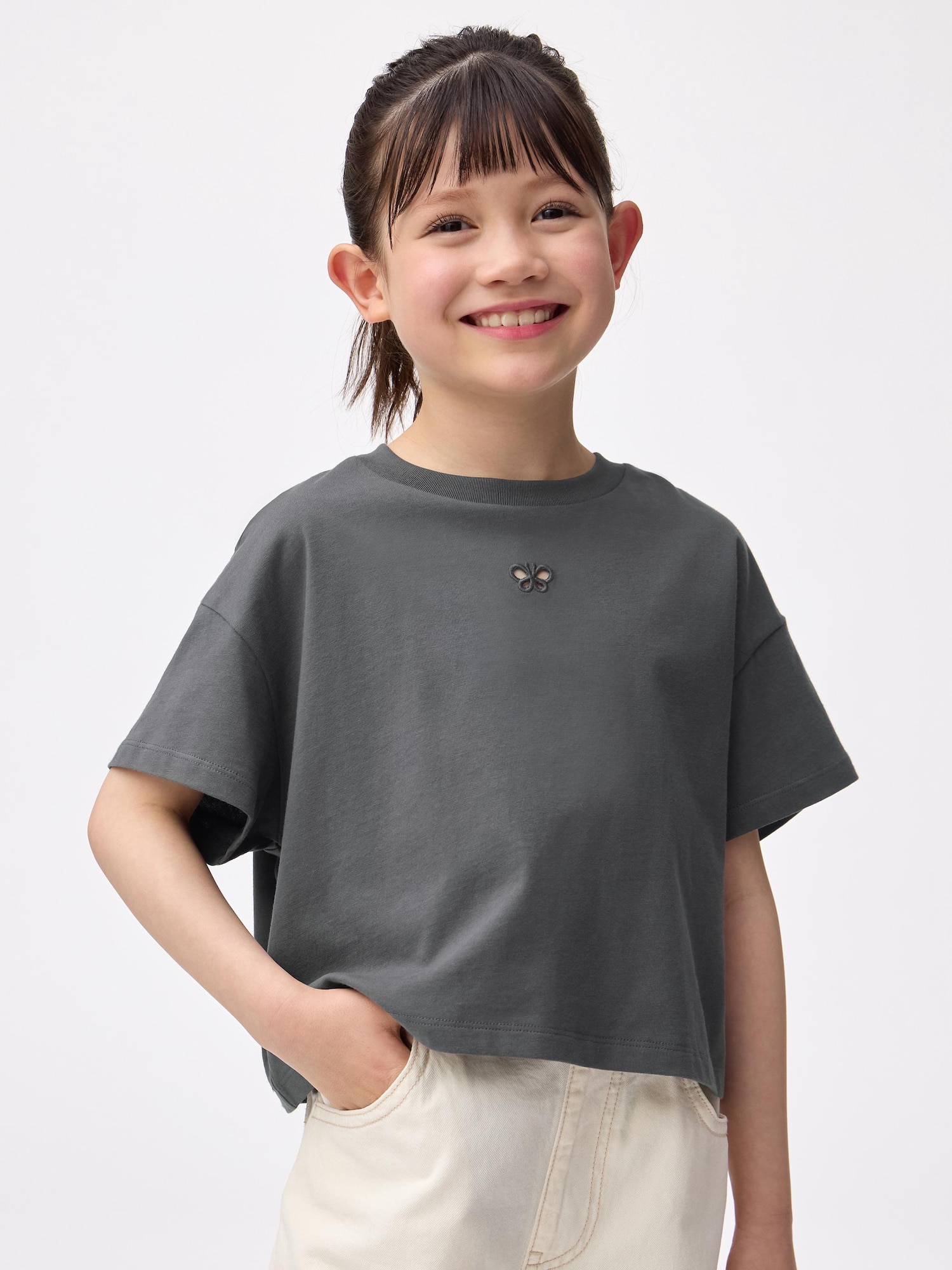 GIRLSクロップドカットアウトT