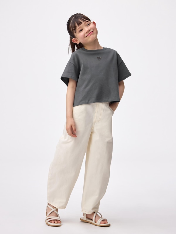 GIRLSクロップドカットアウトT